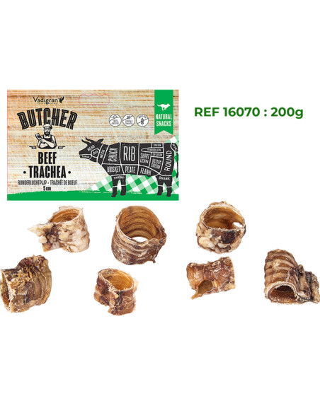 Butcher tráquea de vaca