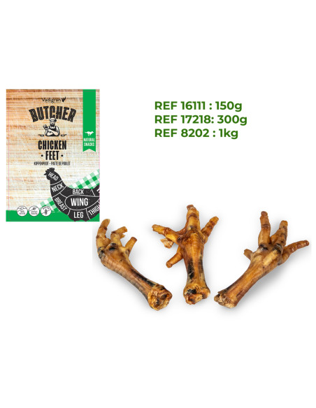 Butcher patas de pollo