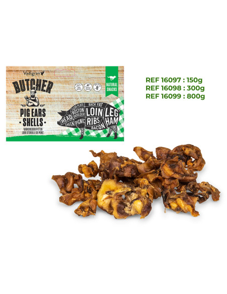 Butcher pabellón de oreja de cerdo