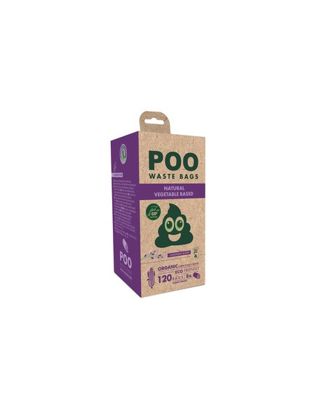 M-Pets bolsas para excremento lavanda x120